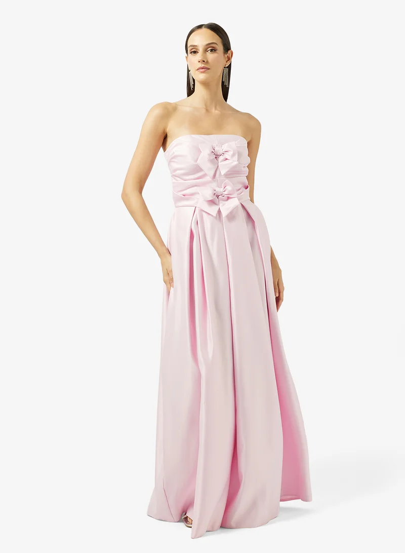 A-line Ball Gown With Statement Bow